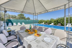 Family House, Multiple Bedrooms, 2 Bathrooms (Pool House Lilly) | Pool | Seasonal outdoor pool