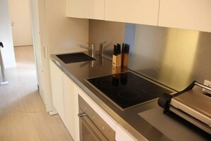 Apartment | Private kitchen | Fridge, oven, stovetop, dishwasher