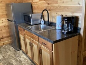 Fridge, microwave