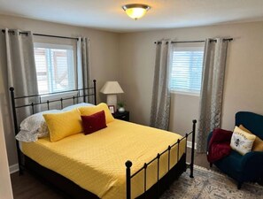 2 bedrooms, bed sheets