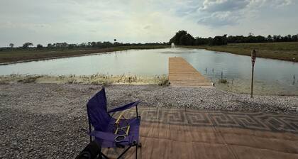 #2 Funny Farm Cabins on the pond.