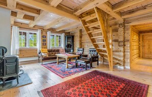 Télévision, cheminée