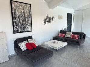 Télévision, cheminée, livres