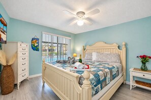 A drawer cabinet provides ample storage for your belongings, ensuring that your space remains clutter-free and organized. - Cozy Oasis Screened Pool Picturesque Water Canal Views! (Port Richey)