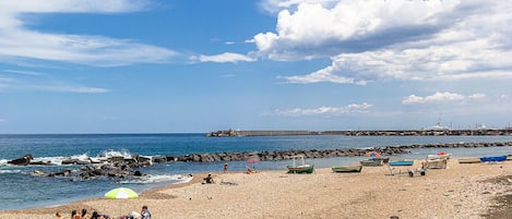 On the beach
