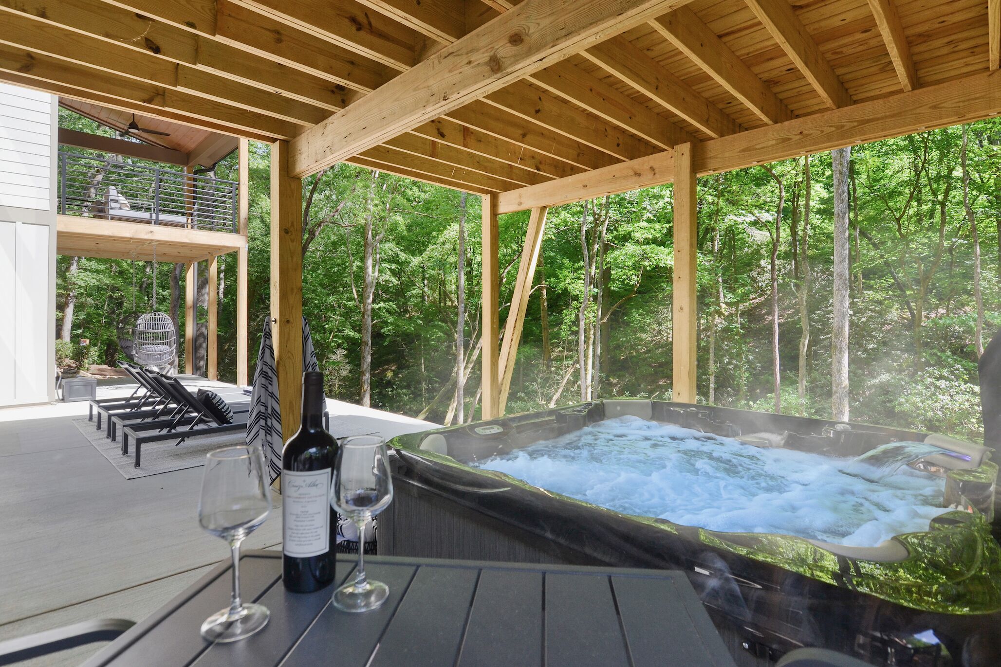 Baignoire à remous extérieure