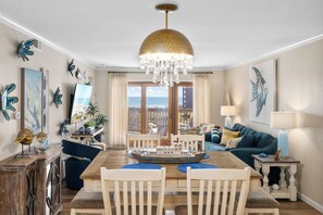 Smart TV, foosball, table tennis, books