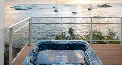 Miramar | Ocean Front - Located in Wonderful Gustavia with House Cleaning Included