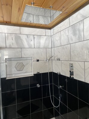 Shower, hair dryer, towels, soap - Long term newly remodeled two bed two bath with spacious lawns and patios (Lake Placid)