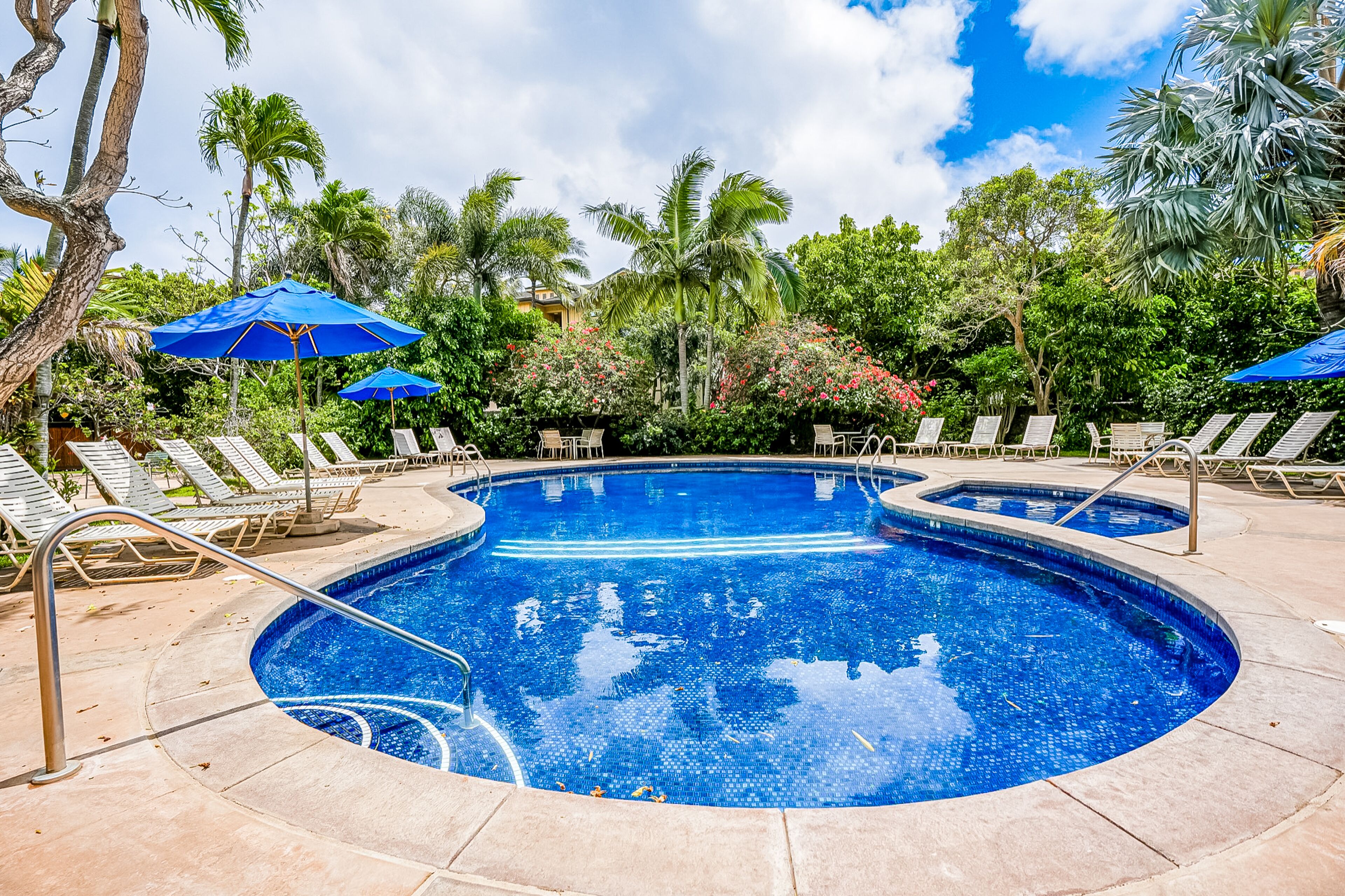 Una piscina climatizada