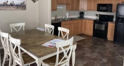 Nice, quiet townhouse with garage. Nicely landscaped and fenced in backyard.