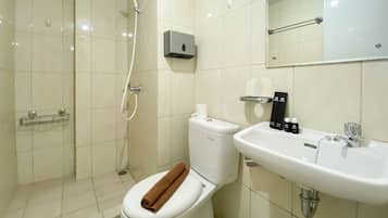 Appartement | Salle de bain | Douche, serviettes fournies