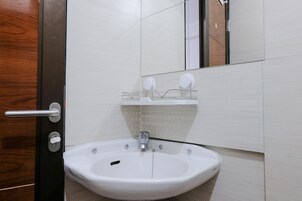 Apartamento | Banheiro | Chuveiro, toalhas de banho