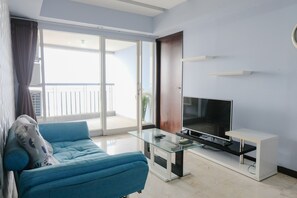 Apartment | Living area - Homey And Cozy 1Br Apartment At Braga City Walk (Bandung)