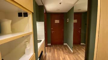 Apartment | Private kitchen | Full-sized fridge, stovetop, rice cooker, cookware/dishes/utensils