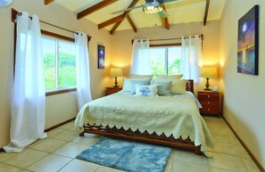 2 bedrooms, in-room safe, blackout curtains, iron/ironing board