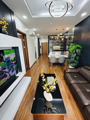 Luksusleilighet | Sengetøy av topp kvalitet, dundyner og individuelt dekorert