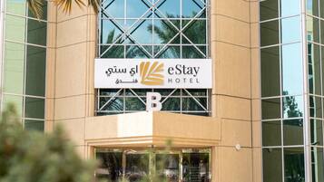 Majoituspaikan julkisivu