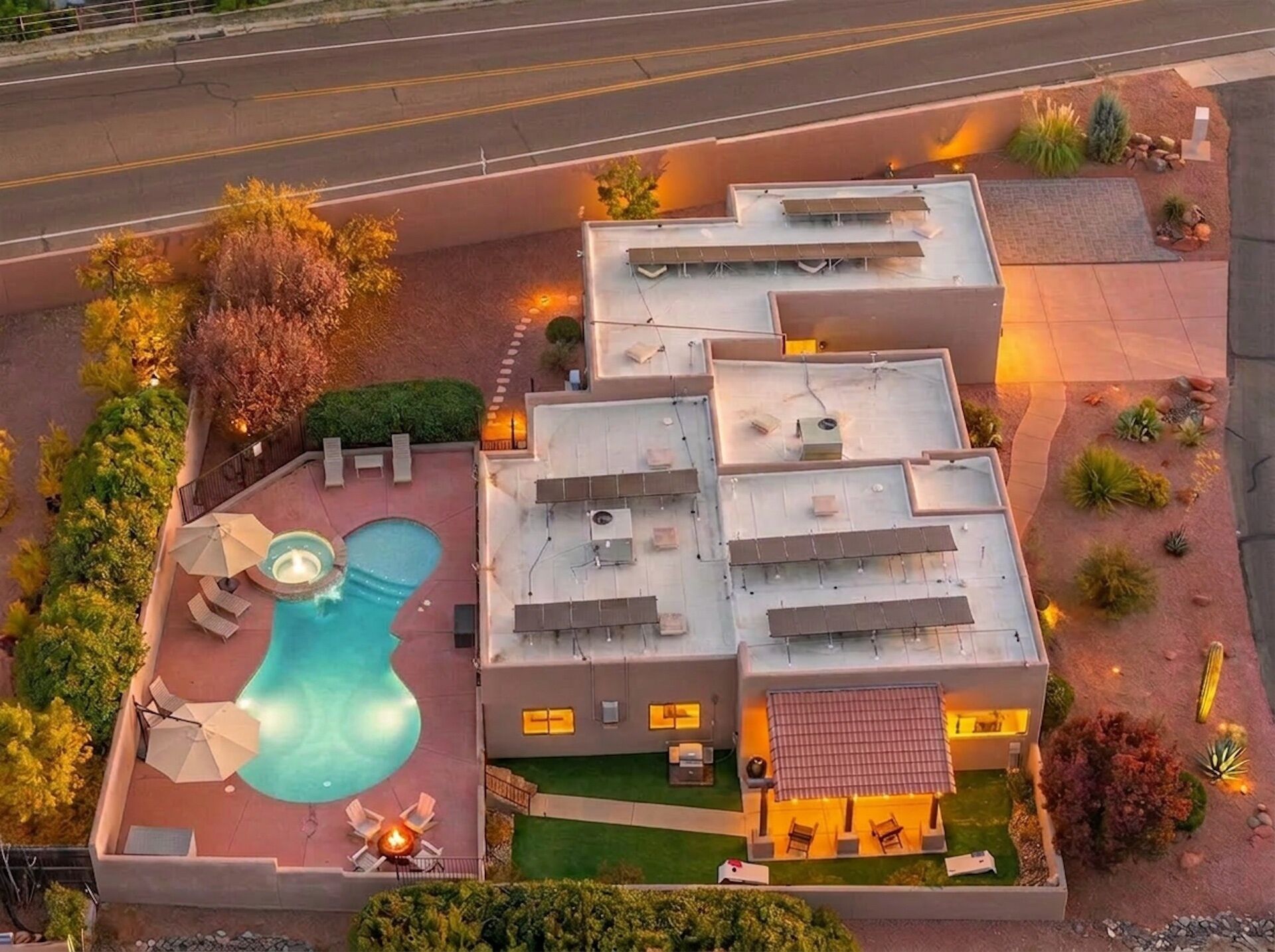 Udendørs pool, opvarmet pool