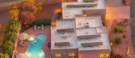 Udendørs pool, opvarmet pool