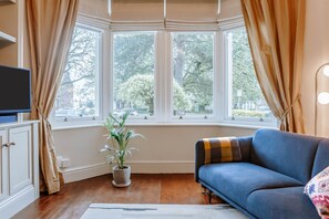 Smart-tv, een open haard, Netflix en streamingdiensten