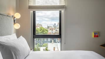 Egyptian cotton sheets, premium bedding, pillow-top beds, in-room safe