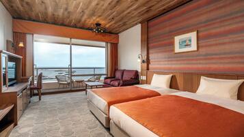 Luxury-Zweibettzimmer, Nichtraucher (La Vista Luxury Twin Room) | Daunenbettdecken, Zimmersafe, kostenloses WLAN