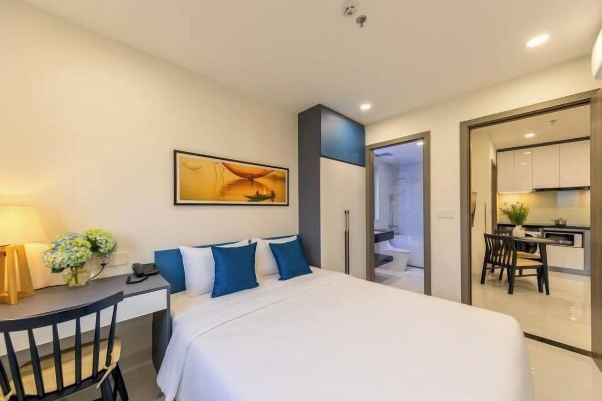 1 Schlafzimmer, Pillowtop-Betten