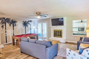 Smart TV, ping pong, books