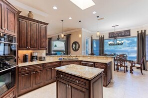 Fridge, microwave, oven, stovetop - Luxury Residential Estates | Pool | Spa | Firepit (Lake Havasu City)