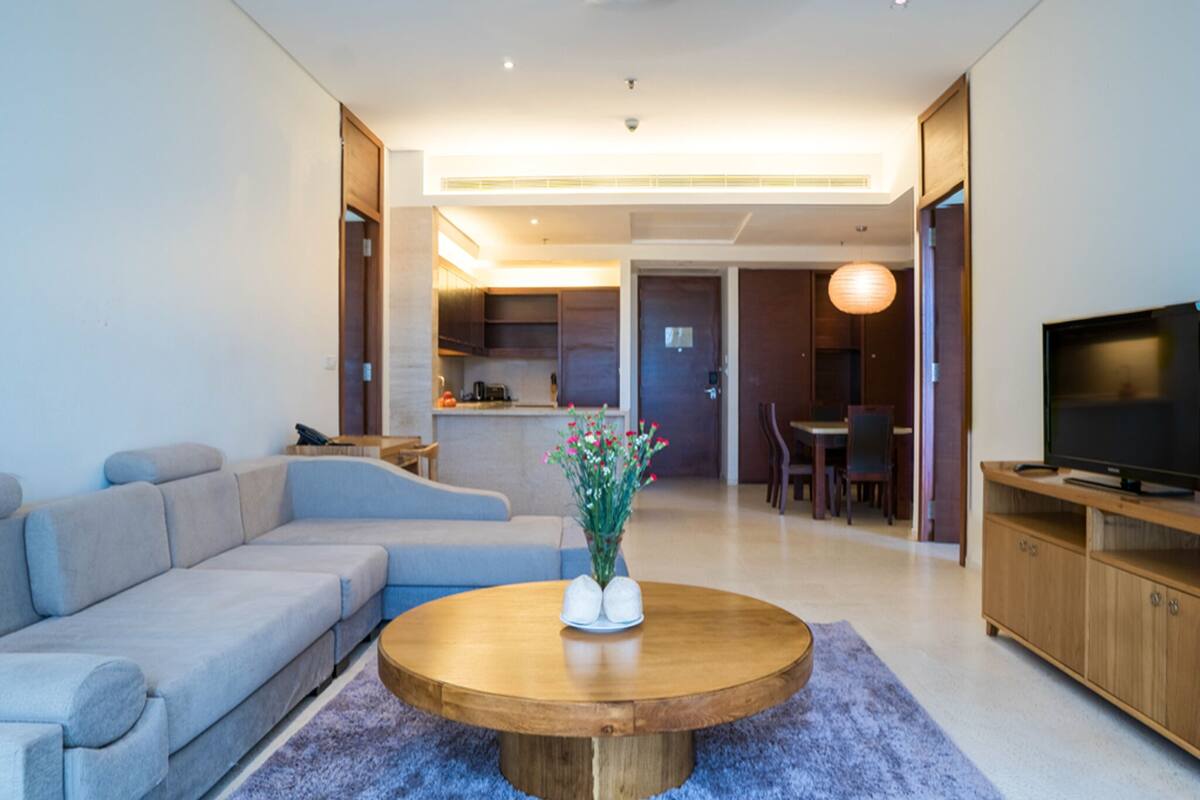 Family Apartment | Living area | Flat-screen TV