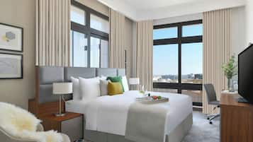 1 bedroom, Frette Italian sheets, premium bedding, down duvets