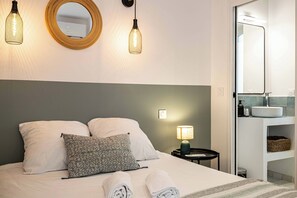 2 soverom, strykejern/-brett, internettilgang og sengetøy