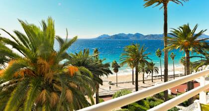 La Belle Vue mer avec joli balcon et parking