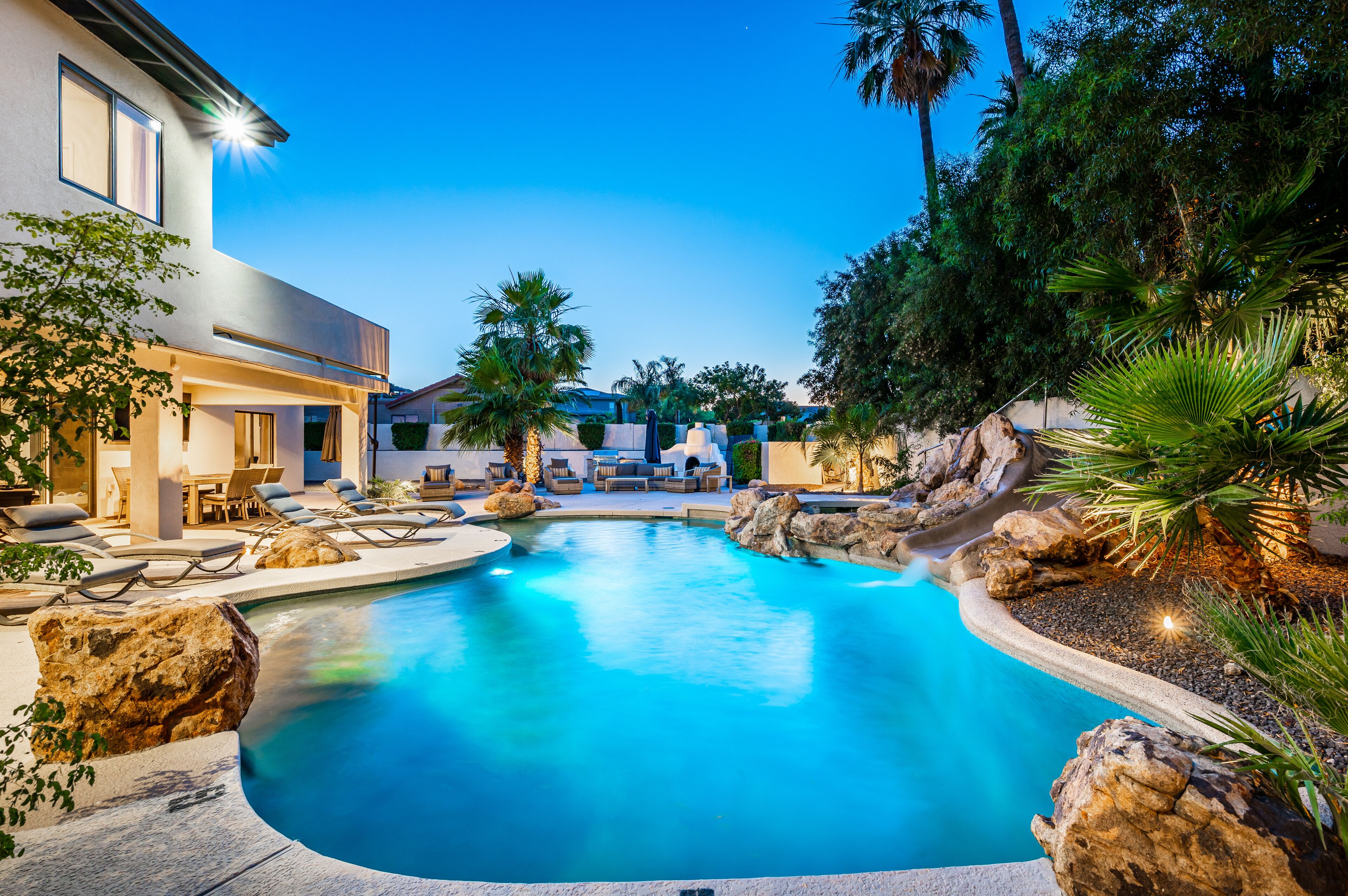 Slide into the fun with swimming, soccer, shuffleboard and more! Evans
