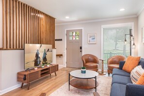 Smart TV, ping pong, books