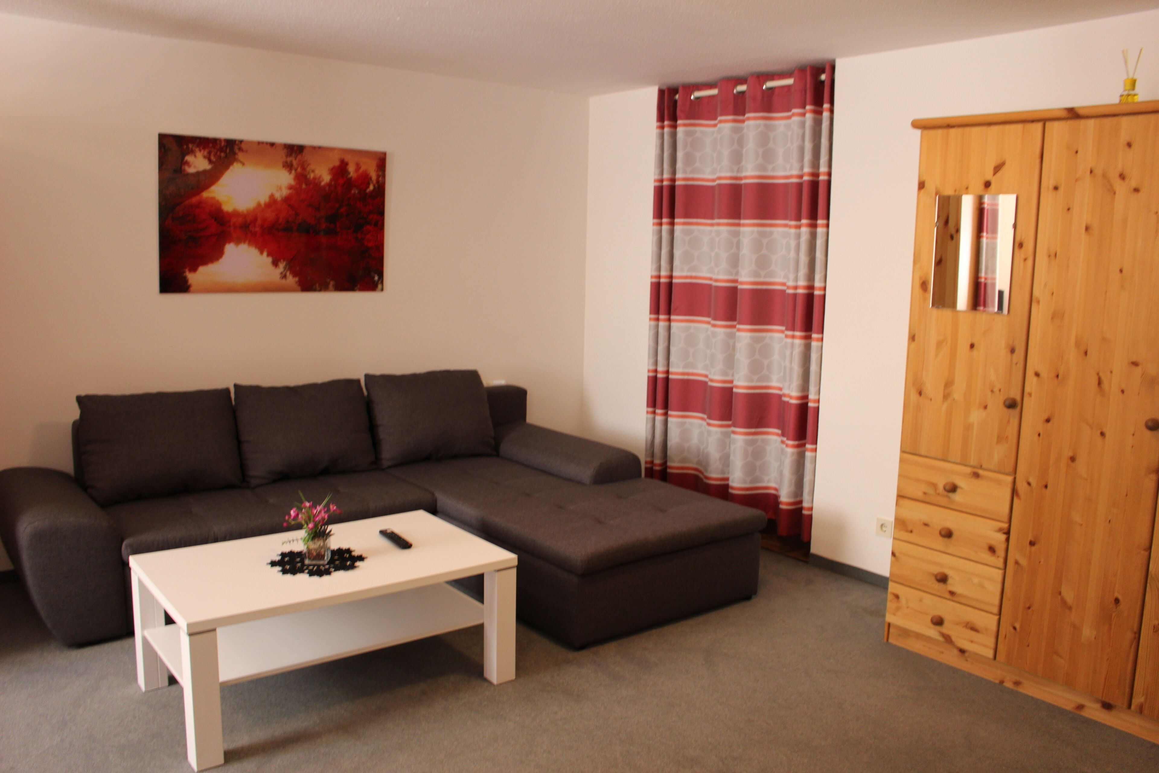 City Apartment | Living area | 55-inch Smart TV with digital channels, TV