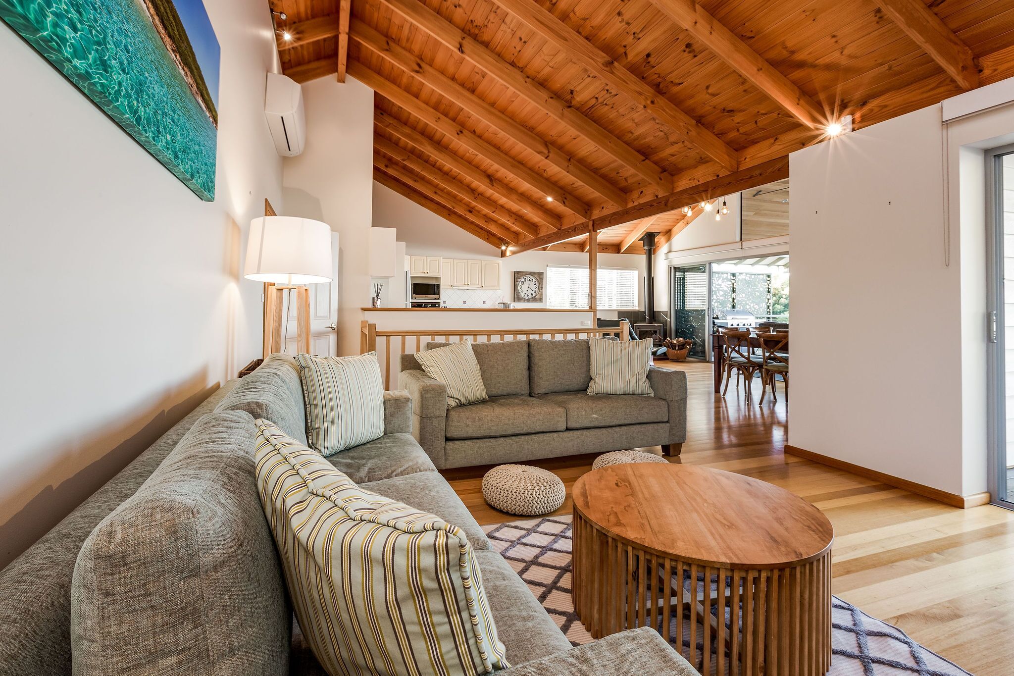 TV connectée, cheminée