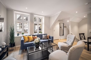 Apartment, 3 Bedrooms, Loft | Living area | Flat-screen TV
