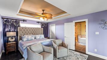 5 bedrooms, iron/ironing board, Internet, bed sheets