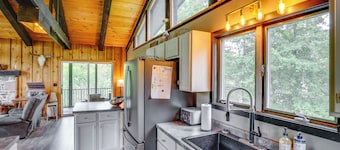 Private Hot Tub: Riverfront Escape in Shawano