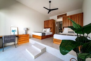 2 bedrooms, desk, free WiFi, bed sheets - Modern Villa Overlooking Lush National Park (Huatulco)