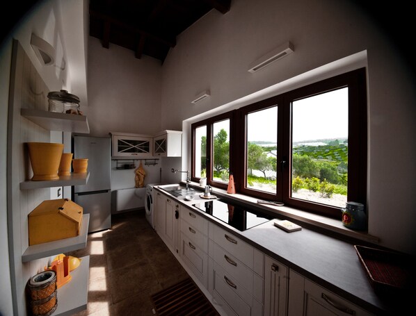 Kühlschrank, Ofen, Herdplatte, Geschirrspüler