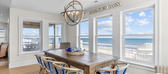 Beachfront home with ocean views, private pool, hot tub, media room & pool table