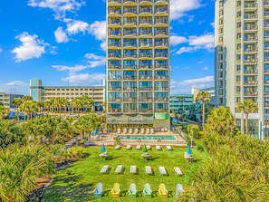 Exterior - Breathtaking Oceanfront King Suite- Newly Renovated! Meridian Plaza 701 (Myrtle Beach)