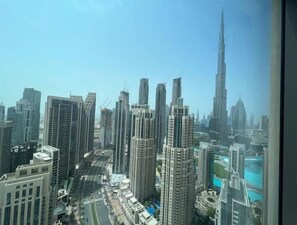 Blick von der Unterkunft