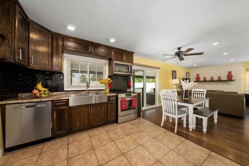 Private oasis near downtown with heated pool and spa