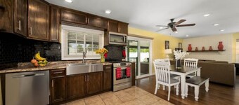 Private oasis near downtown with heated pool and spa