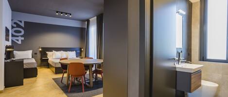 Design Studio | In-room safe, individually decorated, desk, blackout drapes