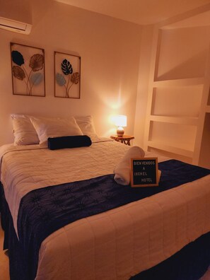 주니어룸 | 필로우탑 침대, 객실 내 금고, 침대 시트